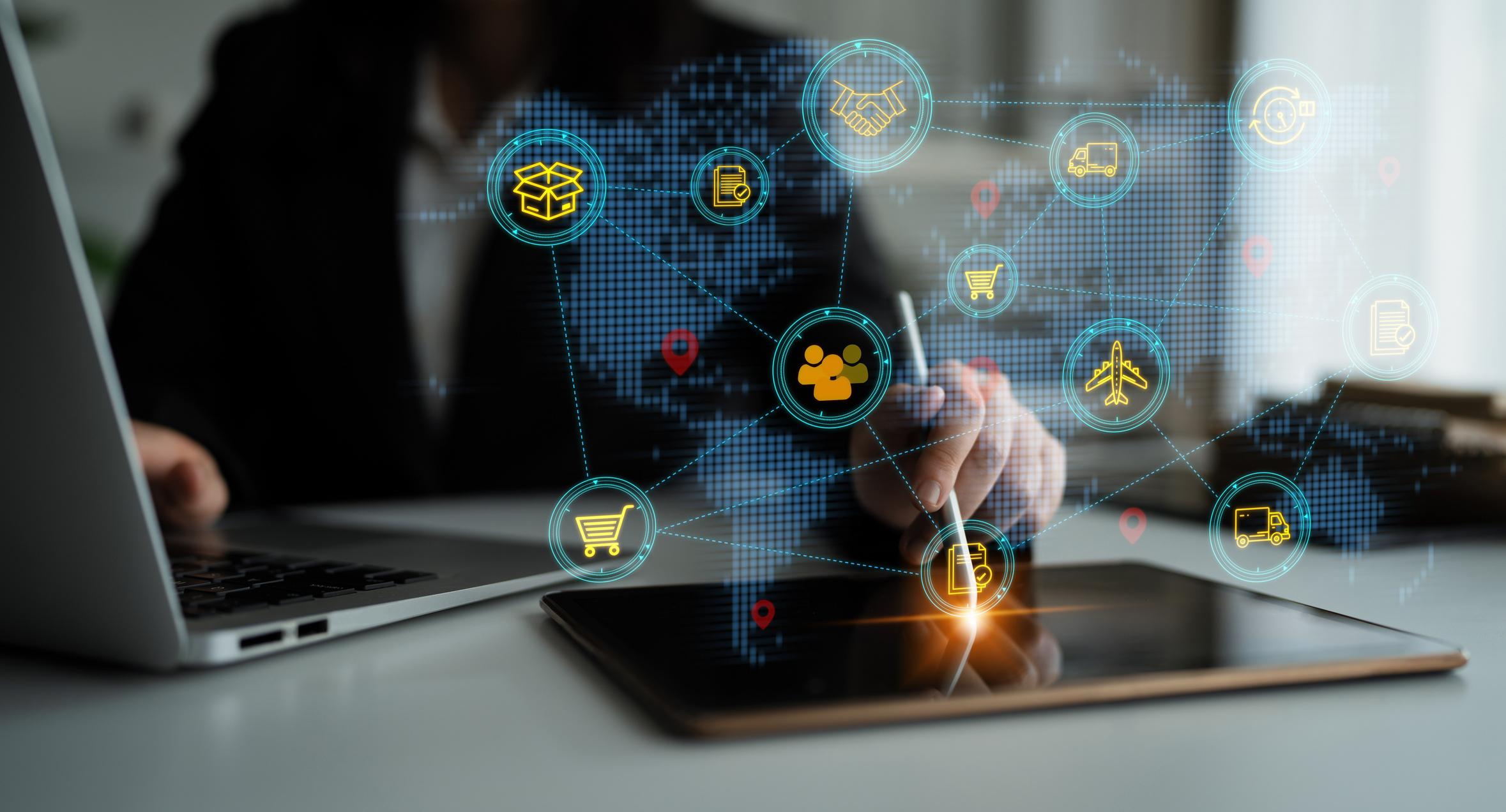 Digital Transformation in Business with Technology and Global Connectivity